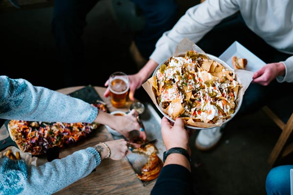 Food Menu at Singlespeed Brewing Taproom in Waterloo